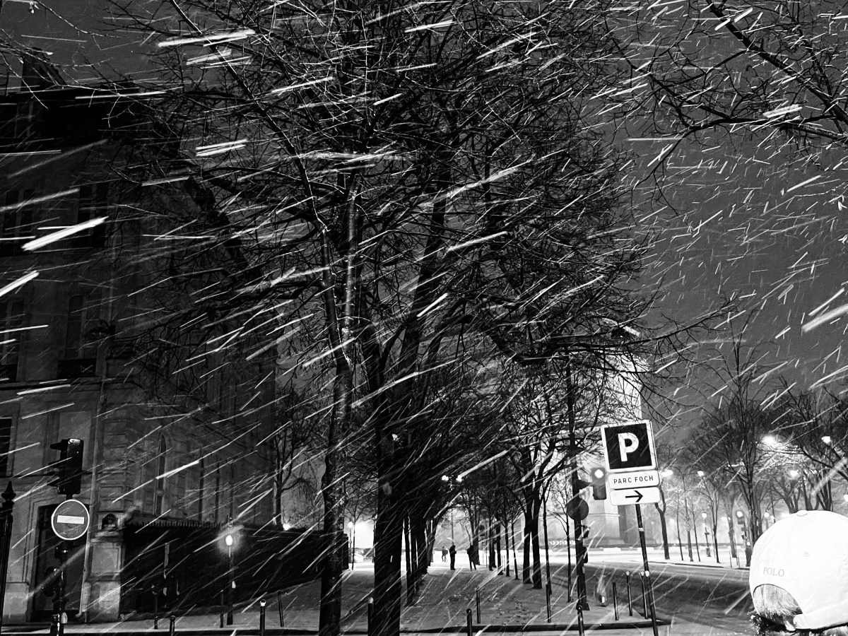 Neige a Paris&nbsp;5am